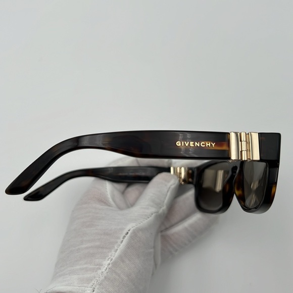 Givenchy Tortoiseshell Rectangular Frame Sunglasses - Picture 1 of 9